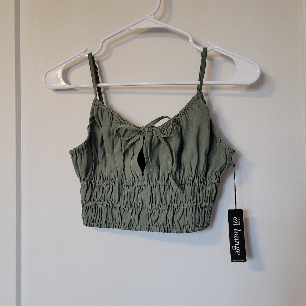 Women's Olive Green Top